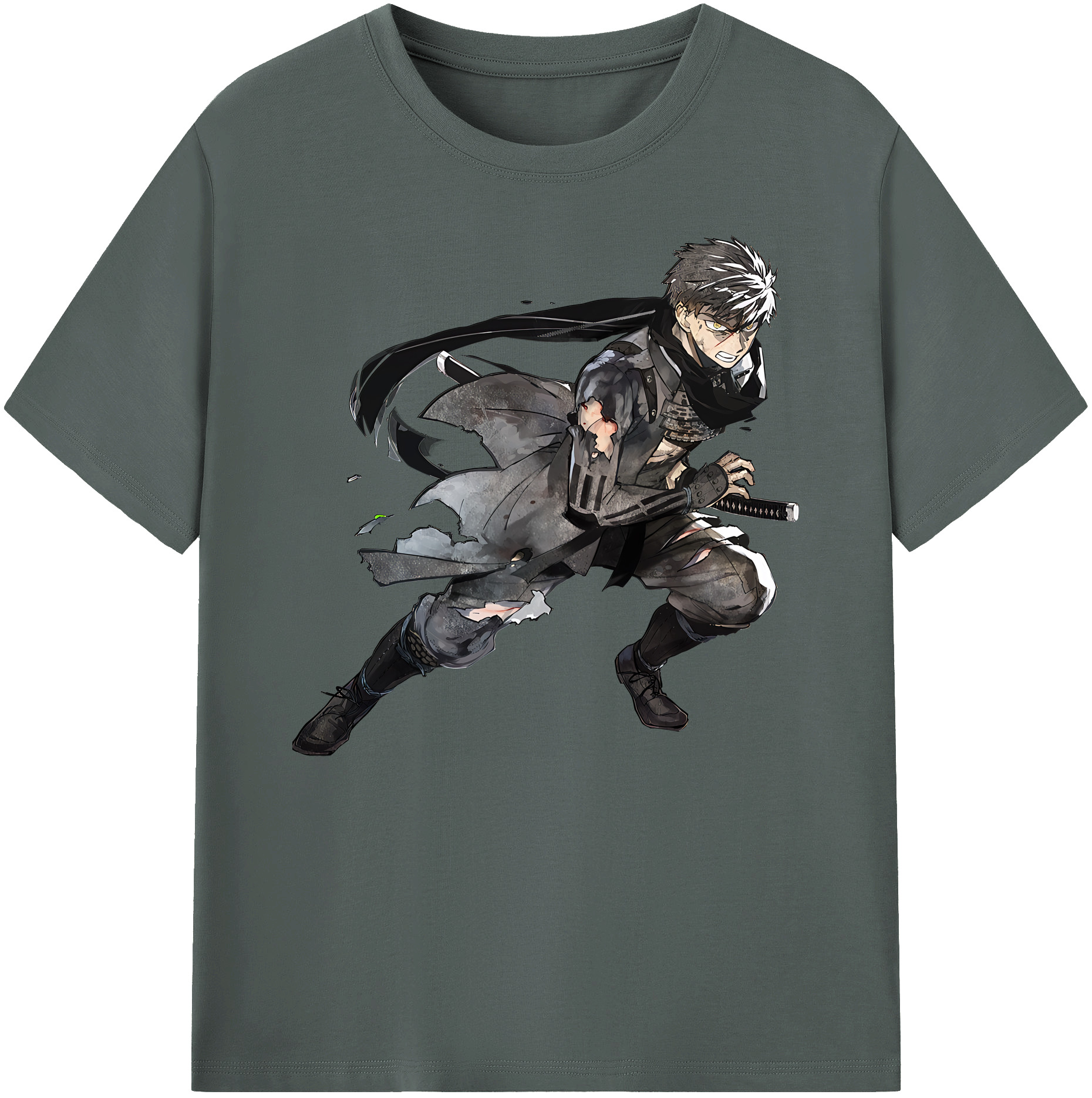 （画像用） 刀剣乱舞 Touken Ranbu 綿100％ メンズ半袖Tシャツ｜肌触りやわらか＆通気性